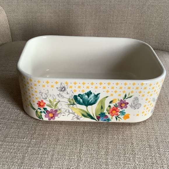 The pioneer woman sweet rose pattern, six piece, ceramic nesting set casseroles - Picture 8 of 16